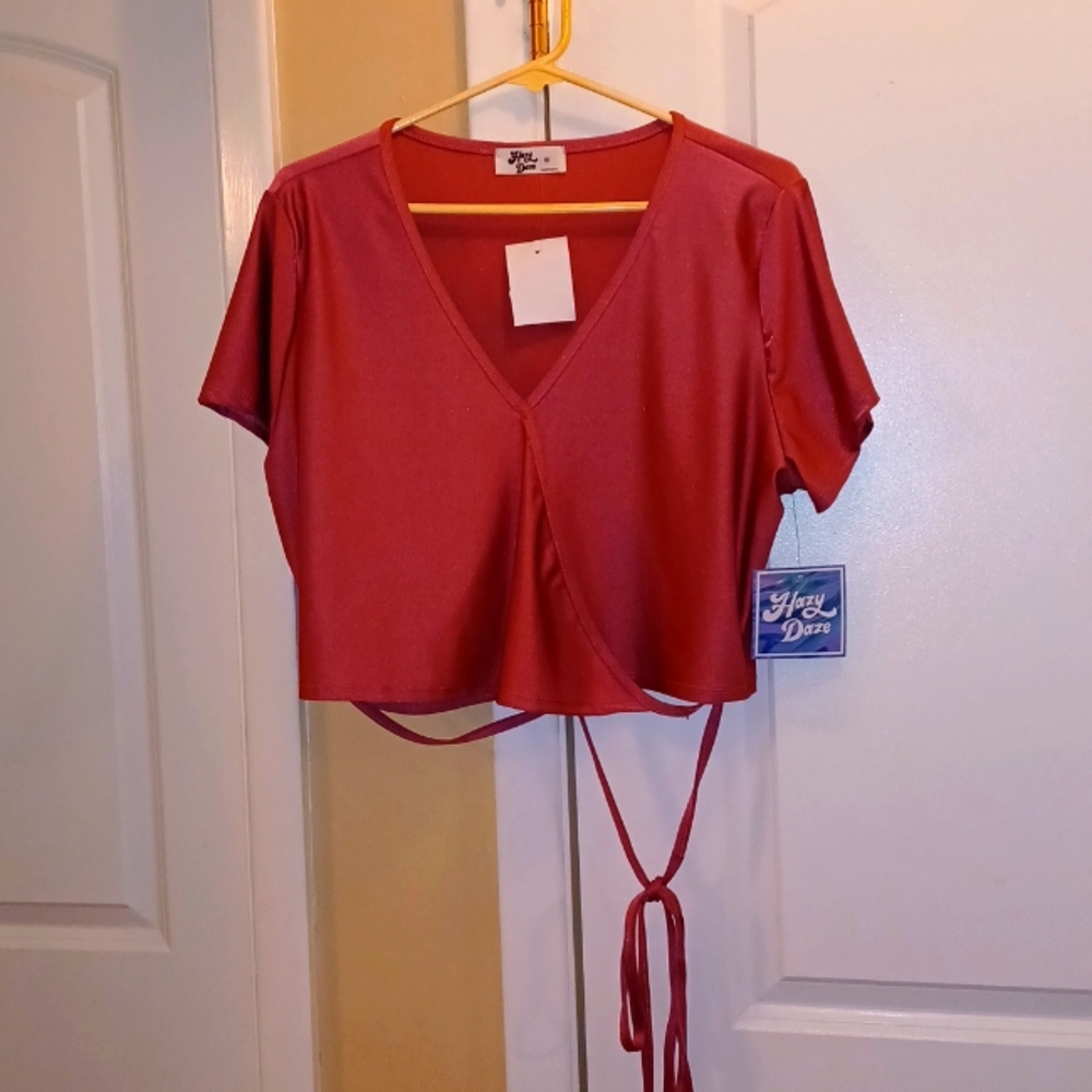Pink blouse